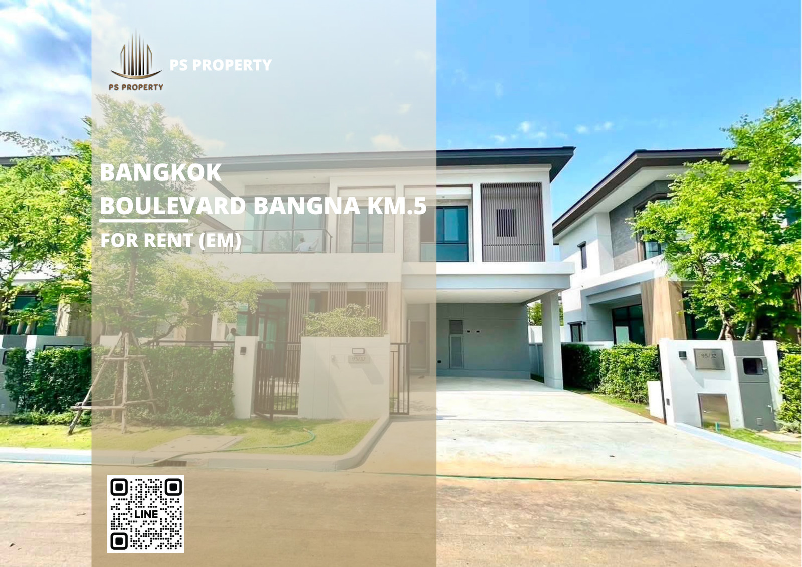 Detached house for rent ✨ Bangkok Boulevard Bangna KM.5 ✨ 4 bedrooms, 4 bathrooms, north-facing; fully furnished and equipped with appliances. Detached house for rent ✨ Bangkok Boulevard Bangna KM.5 ✨ 4 bedrooms, 4 bathrooms, north-facing; fully furnished and equipped with appliances.