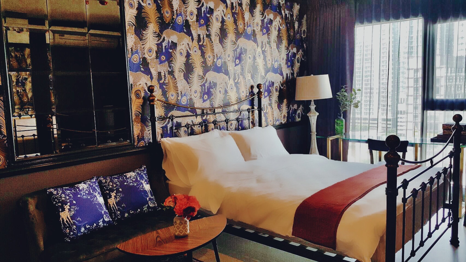 Urgent 🔥For rent Rhythm Sukhumvit 36-38 beautiful room fully decorated high floor city view good price 💗 DS3969 | Line @Dstay
