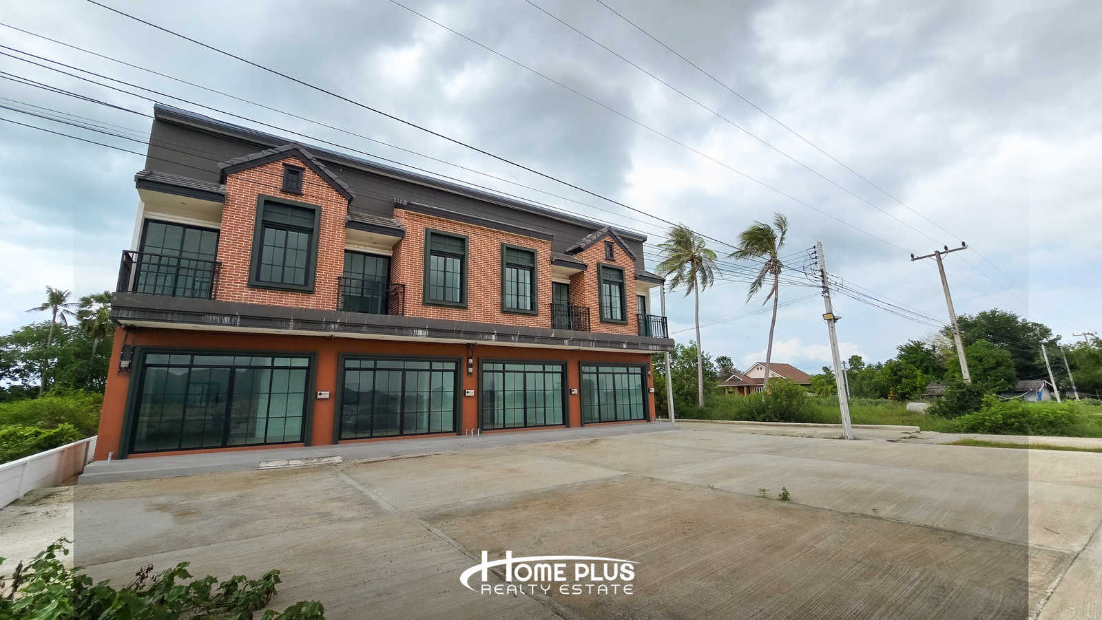 For sale/rent, 2-story townhome, The Flora Ville Cha-am project, European-New York style, next to the main road, mountain view, potential location. – รูปที่ 3