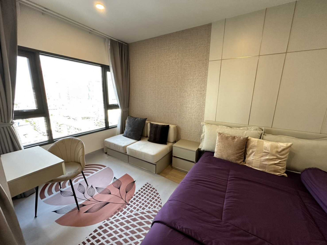Condo for rent, Life Rama 4 - Asoke, 27 sq m, beautiful room, ready to move in. Near MRT Queen Sirikit Convention Centre (7 minutes).