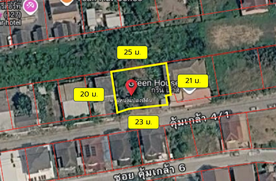 ขาย ที่ดิน ซ.คุ้มเกล้า 4-1 ขนาด 100 ตรว ใกล้ ถนนคุ้มเกล้าแค่ 130 ม. KK – รูปที่ 2
