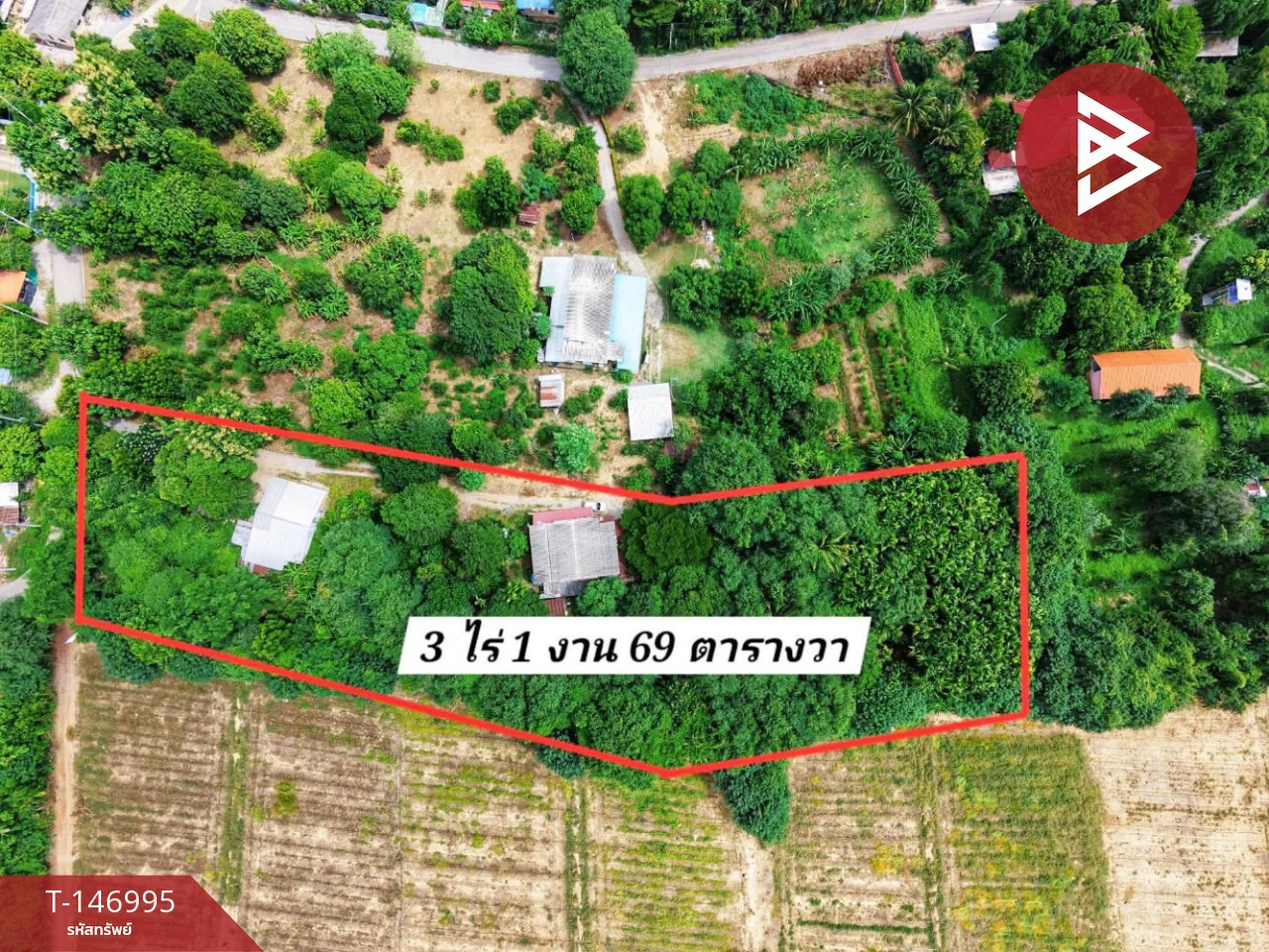 ขายบ้านเดี่ยว 2 หลัง พร้อมที่ดิน เนื้อที่ 3 ไร่ 1 งาน 69 ตร.วา หนองหญ้า กาญจนบุรี – รูปที่ 4
