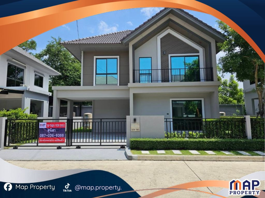 Modern designed single houses at Pave Phetkasem-Sai 4, fulfilling family at an affordable price