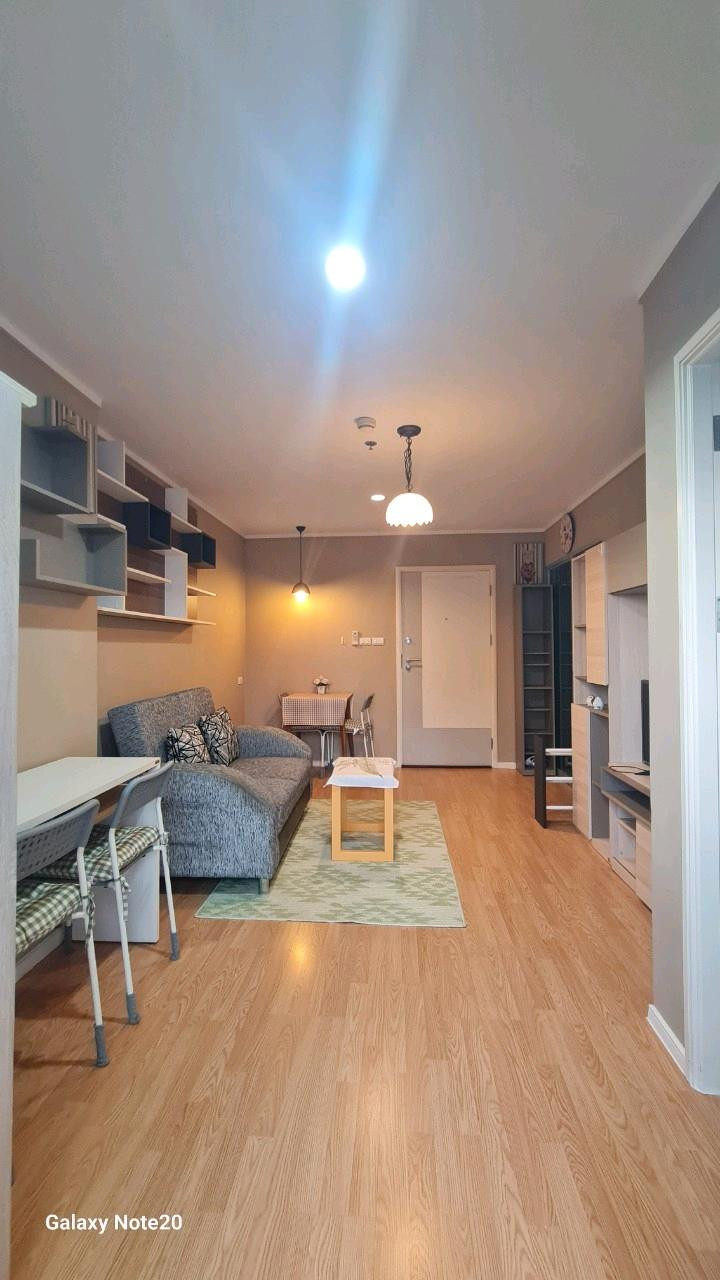📢💯📢[[Rent]] Beautiful room, decorated, fully furnished, near ARL Hua Mak Station, room for rent - Lumpini Place Condo Srinakarin - Hua Mak Station, near Airport Link Hua Mak Station, only 350 meters.