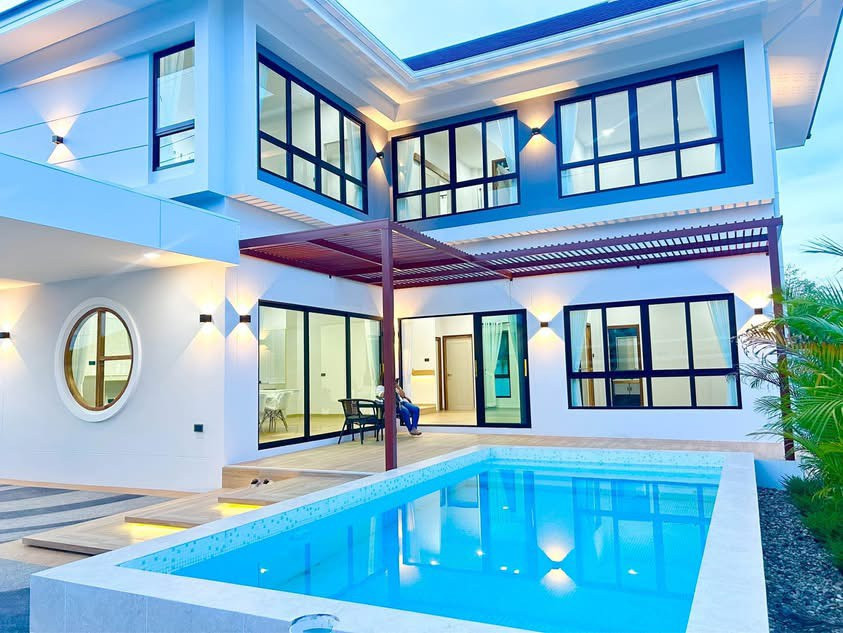 🏠💝Newly built pool villa, 100 sq.wa., 3 bedrooms, 4 bathrooms, located in Hang Dong District, Chiang Mai. – รูปที่ 3