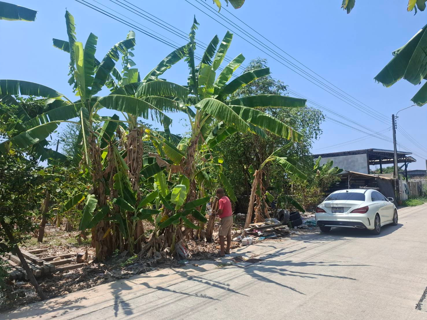 Land for sale, 1 rai, Hathairat 16, already filled, beautiful place, suitable for building a house.