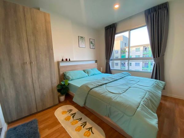 ✨Condo near BTS/MRT for 7,000 THB/month! Garden view, 7th floor, Lumpini Ville Phra Nangklao-Riverview 🍃