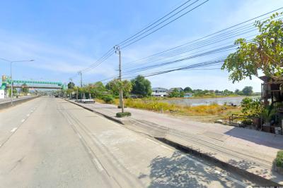 ขาย ที่ดิน ริมถนนเลียบวารี 30 ไร่กว่า ผังสีเหลือง เหมาะทำจัดสรร DD