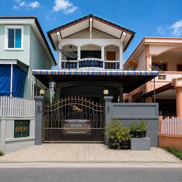 SH100 ขาย บ้านเดี่ยวสร้างเอง ซอย บุญถนอม #บ้านเดี่ยวใกล้อิมพีเรียลเวิลด์สำโรง #บ้านเดี่ยวย่านสำโรง #บ้านปลูกเอง