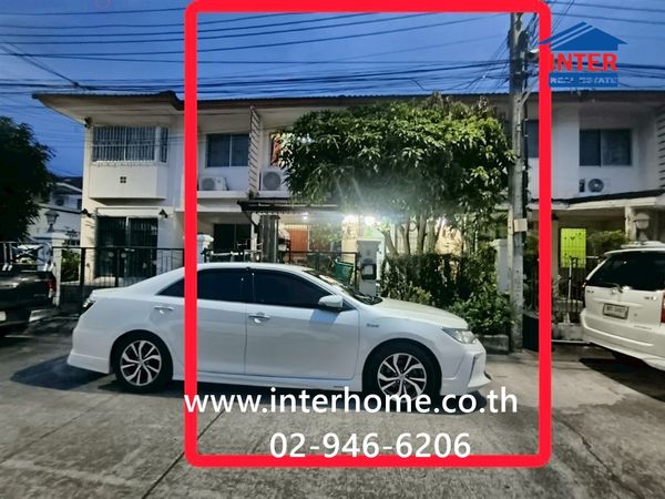 Townhouse, 2 floors, 19.2 sq m, Supalai Ville Bearing Village, near BTS Bearing, Srinakarin Road, Sukhumvit Road, Mueang Samut Prakan, Samut Prakan.