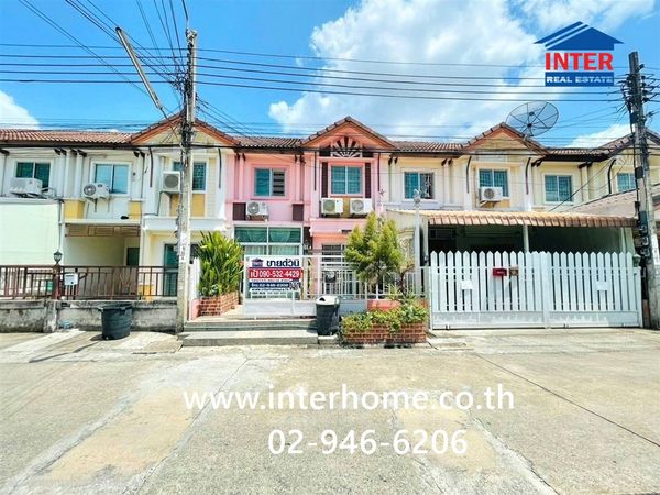Townhouse, 2 floors, 19.7 sq m, Pruksa Ville Village 18, Soi Phetkasem 110, Phetkasem Road, Nong Khaem District, Bangkok.