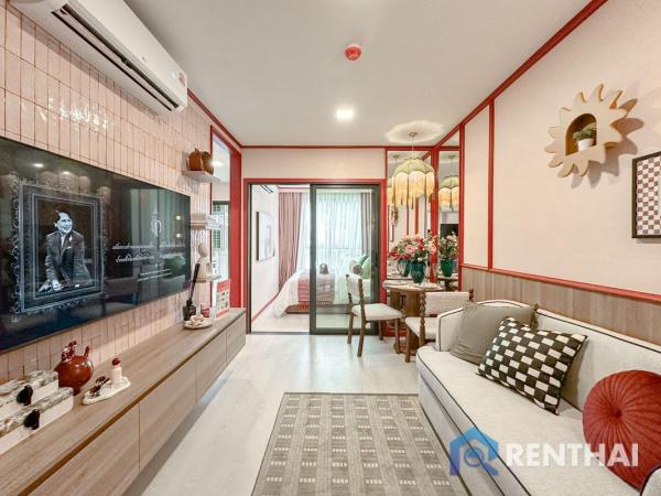 คอนโดใหม่จากแสนสิ พัทยาเหนือ Dcondo Vite 2 ห้องนอน 1 ห้องน้ำ 43 ตร.ม. วิวสระว่ายน้ำ