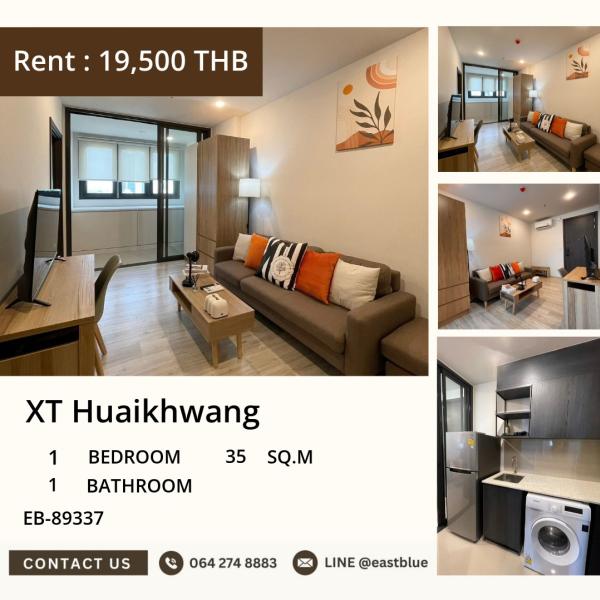 10/09/2026, 🏢 Condo Gem in Huai Kwang: Unbeatable 1-Bed, 1-Bath at 19.5K/Month 0642748883