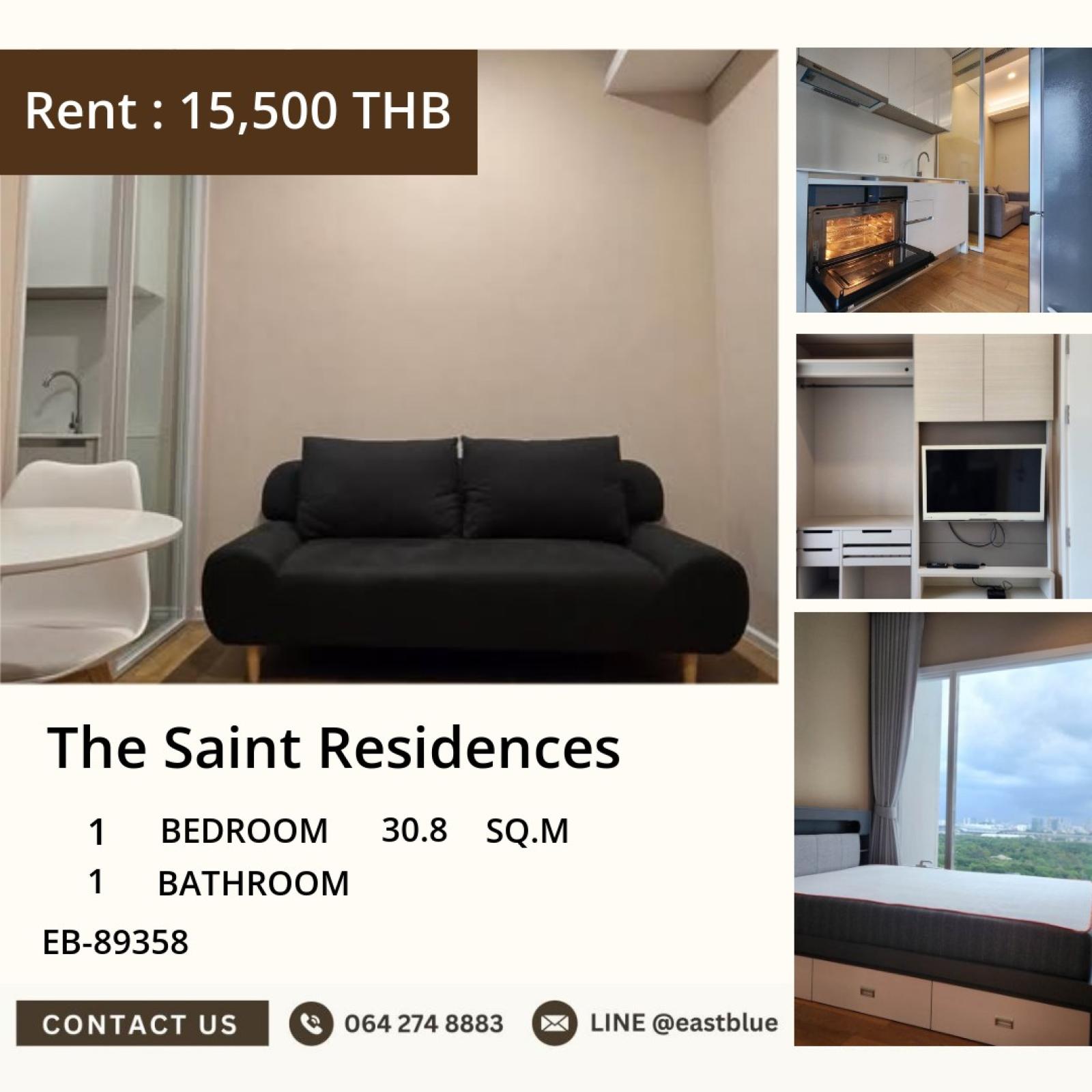 11/08/2026, 🏢 Cozy 1-Bed Condo at The Saint - Chatuchak Park Views! 0642748883 11/08/2026, 🏢 Cozy 1-Bed Condo at The Saint - Chatuchak Park Views! 0642748883