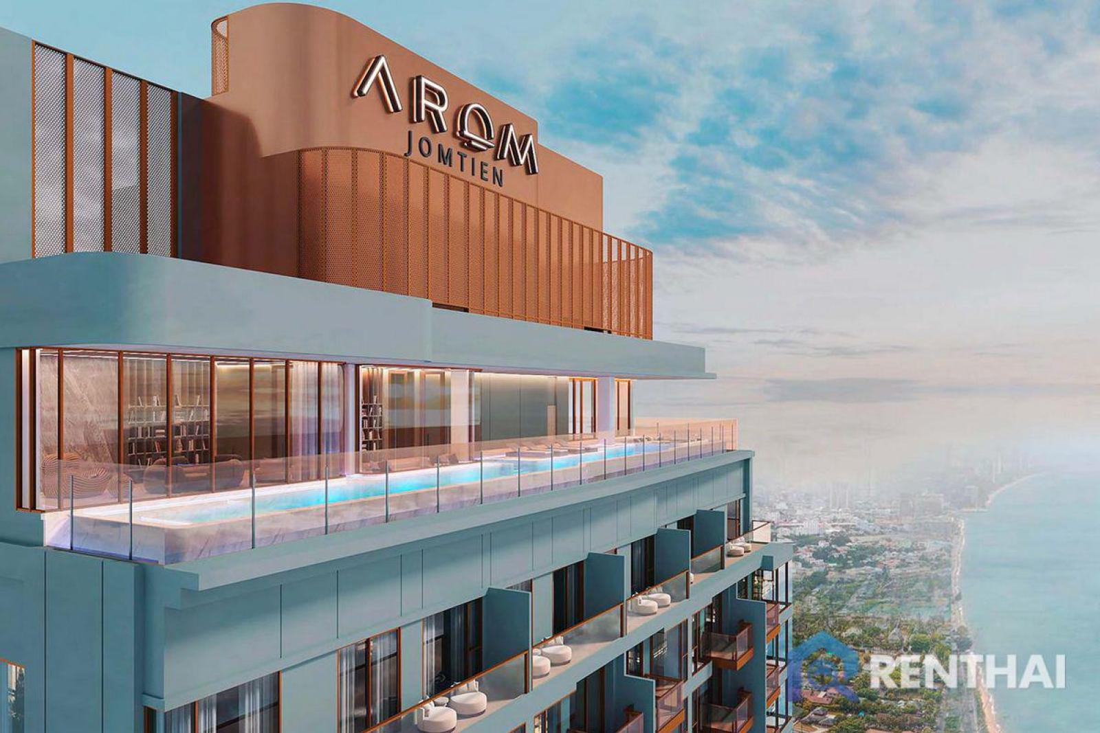 ขายคอนโด Arom Jomtien 1 ห้องนอน 38 ตร.ม. วิวทะเลชั้น 17 ชื่อต่างชาติ ราคาดีๆ – รูปที่ 4