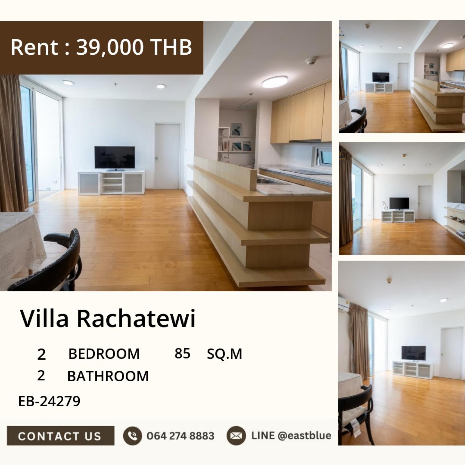 17/09/2026, ✨ Luxury 2-Bed Oasis in Heart of Ratchathewi! ✨ EB-24279

🌆 Steps to BTS, Cafes & Shops | 🏊‍♀️ Resort-Style Facilities

Rental: 39,000 THB/month 0642748883