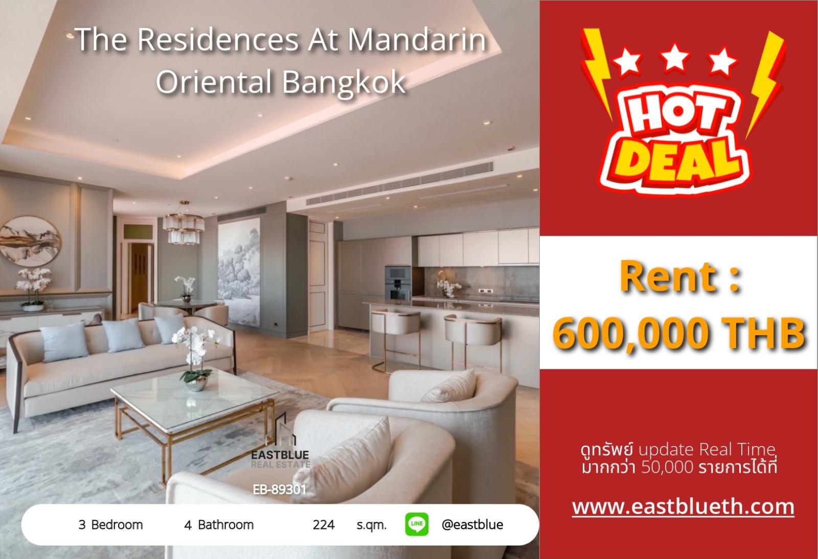 02/10/2026, Luxury 3-Bed 224 sqm at The Residences At Mandarin Oriental Bangkok, 🌟 0642748883 02/10/2026, Luxury 3-Bed 224 sqm at The Residences At Mandarin Oriental Bangkok, 🌟 0642748883