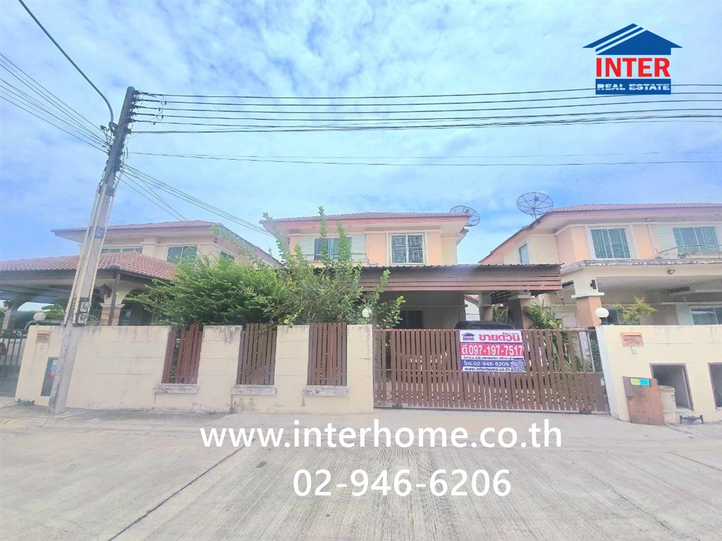 2-story detached house, 54 sq m, Sri Thepthai Village, Parkville, Soi Ban Pak Khlong Samrong Kao, Soi 1. Bangna-Trad Road Soi Wat Naklua Road, Bang Pakong, Chachoengsao 2-story detached house, 54 sq m, Sri Thepthai Village, Parkville, Soi Ban Pak Khlong Samrong Kao, Soi 1. Bangna-Trad Road Soi Wat Naklua Road, Bang Pakong, Chachoengsao