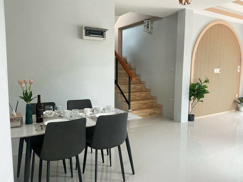 🏡 New large detached house, 3 bedrooms, 3 bathrooms, 2 parking spaces, is a house behind Mun 📍 at Ban Tha Rua, San Pu Loei Subdistrict, Doi Saket District, Chiang Mai Province. – รูปที่ 4