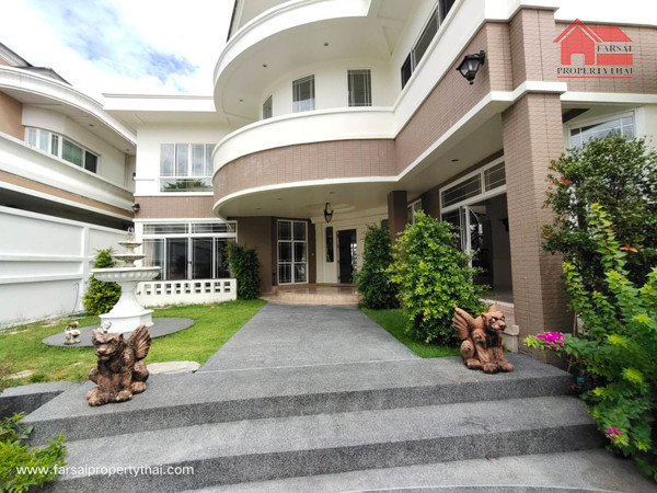 ให้เช่าบ้านคฤหาสน์ 2 ชั้นเนื้อที่ 240ตร.ว พื้นที่ใช้สอย 750ตร.ม 6ห้องนอน 6ห้องน้ำ เฟอร์ครบ ถนนลาดพร้าว เขตจตุจักร ราคาเช่า 200,000 บ/ด  ( 泰国房地产公司可以说中文请打电话。081-732-9189  Line : fs258  微信密码 F0817329189 ) – รูปที่ 3