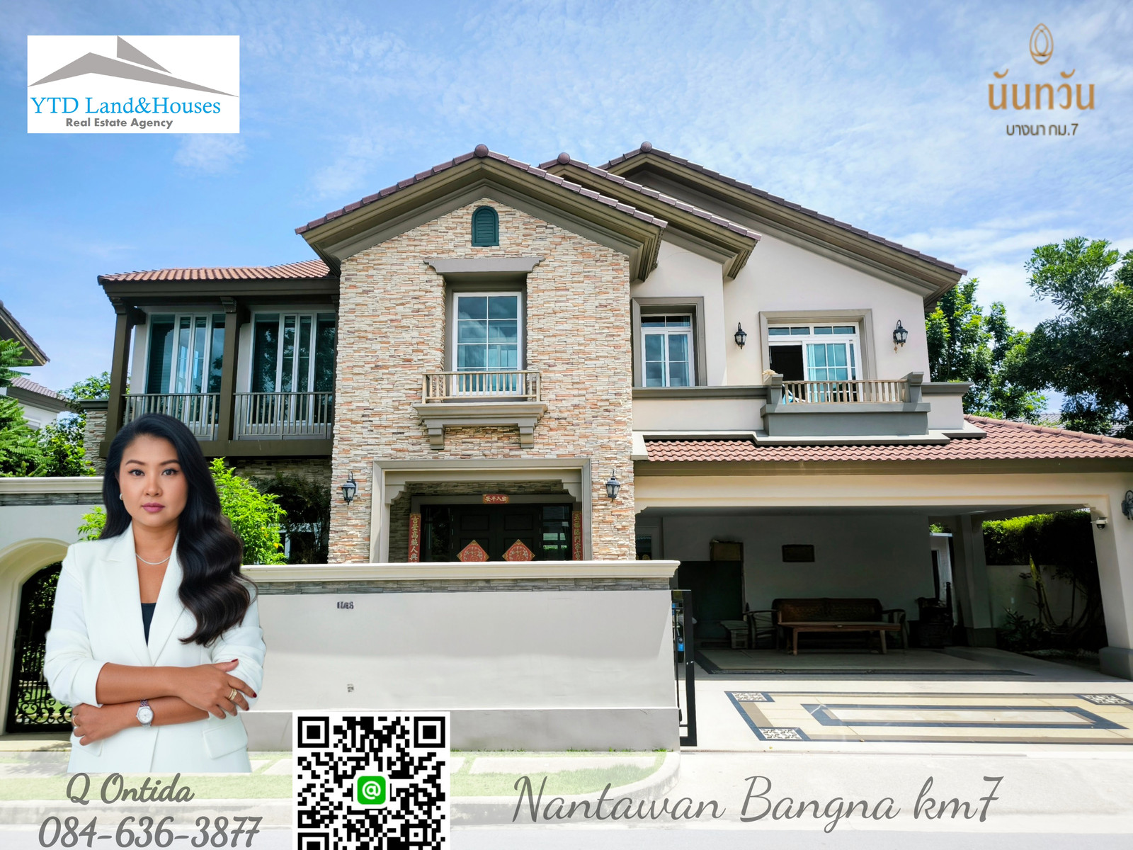Luxury house for Sale/Rent Nantawan Bangna Listing no: YT01-2572