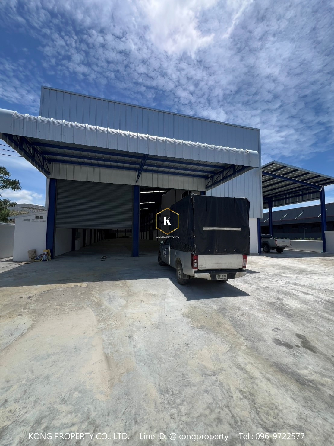 Warehouse for rent, Bang Phli - Tamru, Samut Prakan, size 2,200 sq m, with 2-story office + rooms, newly built. – รูปที่ 3