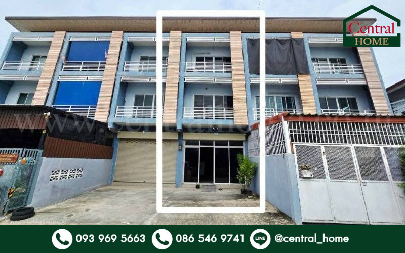 3-story commercial building, Soi Rangsit-Nakhon Nayok 24, good location, very cheap.