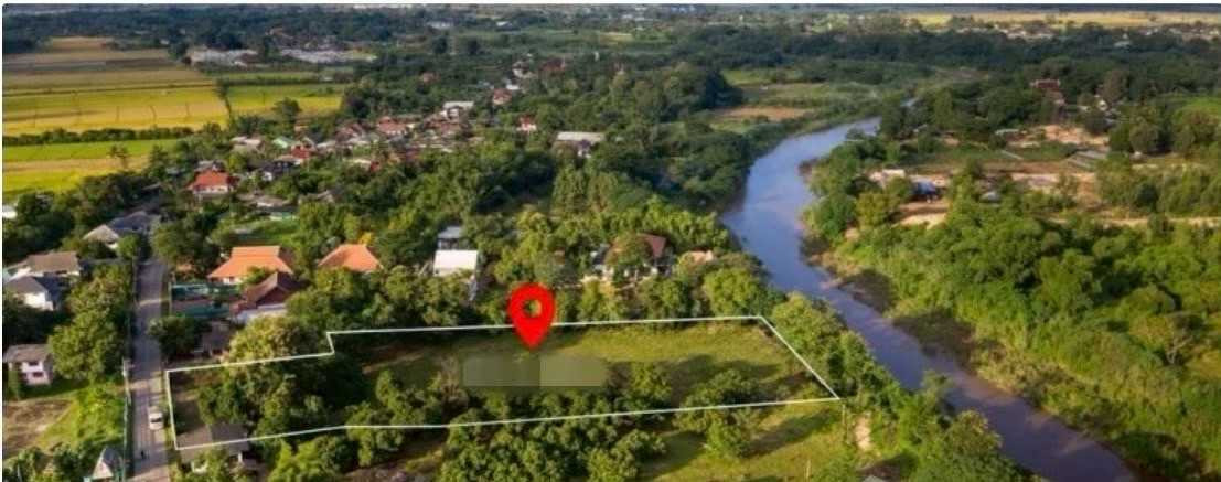 Land in Khilek Subdistrict, Mae Rim District, Chiang Mai Province, size 1 rai 3 ngan 82 square wah, price 10,000,000 baht.