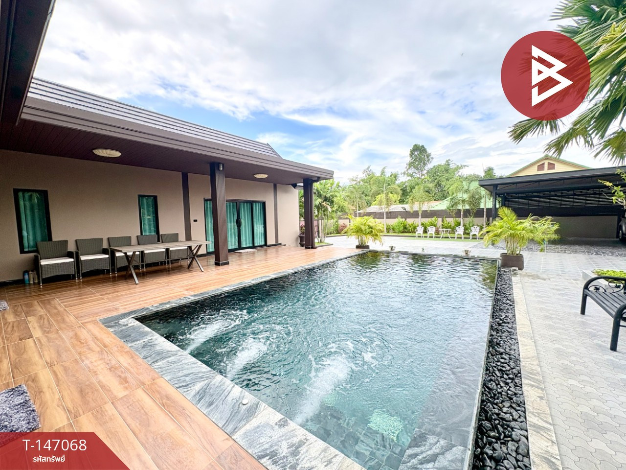 ขายบ้านเดี่ยวสไตล์พูลวิลล่า เนื้อที่ 2 ไร่ 1 งาน 42.6 ตร.วา บ้านกล้วย ชัยนาท – รูปที่ 2