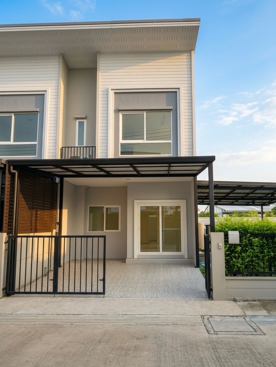 🏡 ให้เช่า ทาวน์โฮมแปลงมุม Q District บางนา–กิ่งแก้ว📍ใกล้ Mega | ปรับราคา!