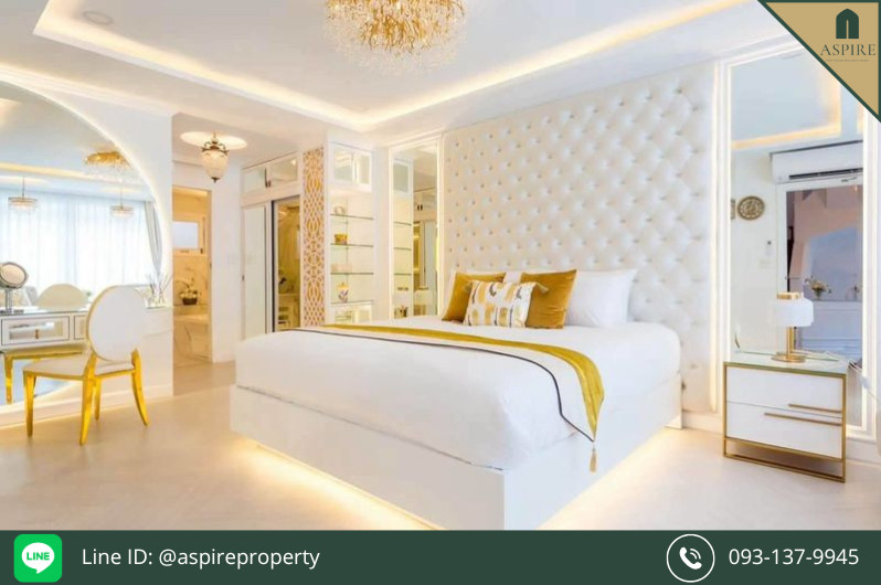 [For Rent] 4-Storey Luxury Townhouse, Crystal Ville, Pradit Manutham 19