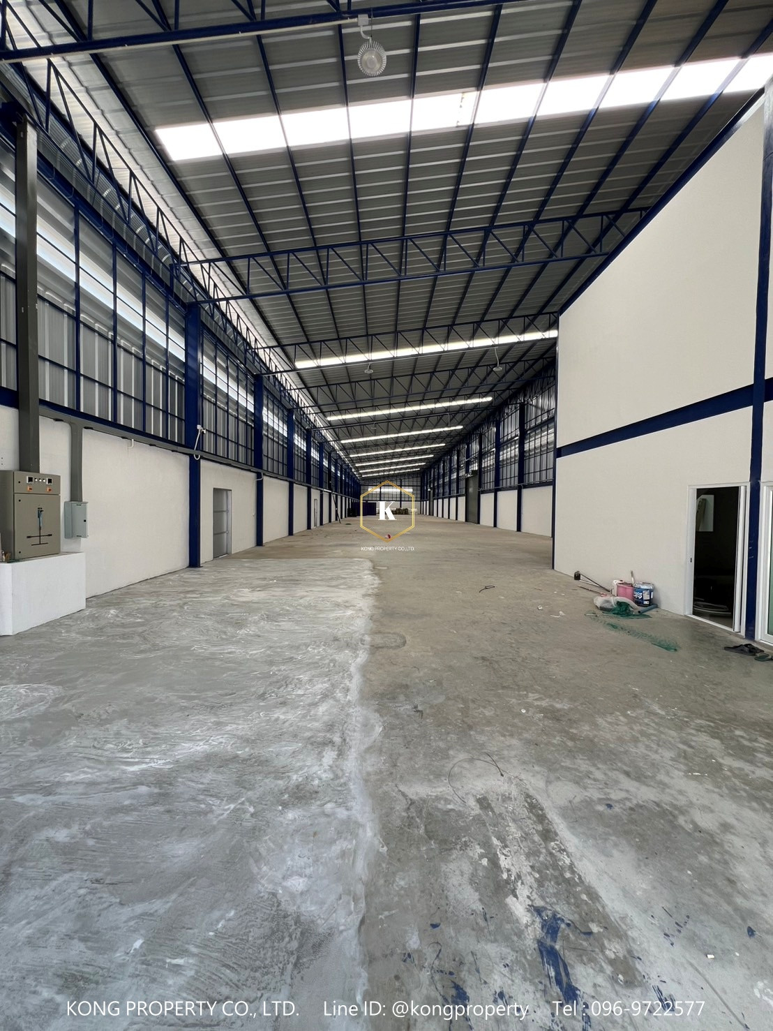 Warehouse for rent, Bang Phli - Tamru, Samut Prakan, size 2,200 sq m, with 2-story office + rooms, newly built. – รูปที่ 4