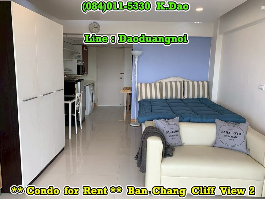 Ban Chang Cliff View 2 *** Condo for Rent *** Ban Chang +++ Having Washing Machine +++ Ban Chang Cliff View 2 *** Condo for Rent *** Ban Chang +++ Having Washing Machine +++