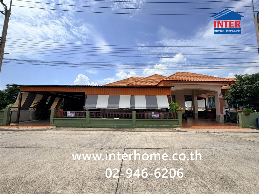 Single house, 1 floor, 87.1 sq m, Than Mankong Village, Project 10, Soi Erawan 8, Khlong Luang Road, Erawan 1 Road, Khlong Luang, Pathum Thani. Single house, 1 floor, 87.1 sq m, Than Mankong Village, Project 10, Soi Erawan 8, Khlong Luang Road, Erawan 1 Road, Khlong Luang, Pathum Thani.