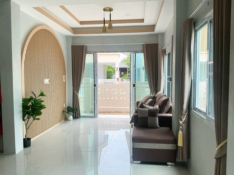 🏡 New large detached house, 3 bedrooms, 3 bathrooms, 2 parking spaces, is a house behind Mun 📍 at Ban Tha Rua, San Pu Loei Subdistrict, Doi Saket District, Chiang Mai Province. – รูปที่ 3