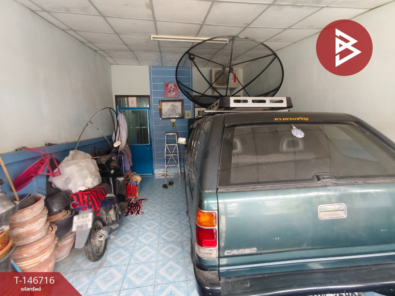Urgent sale, one-story townhouse, area 20 sq m, Ban Pong, Ratchaburi, near Ban Pong market. – รูปที่ 2