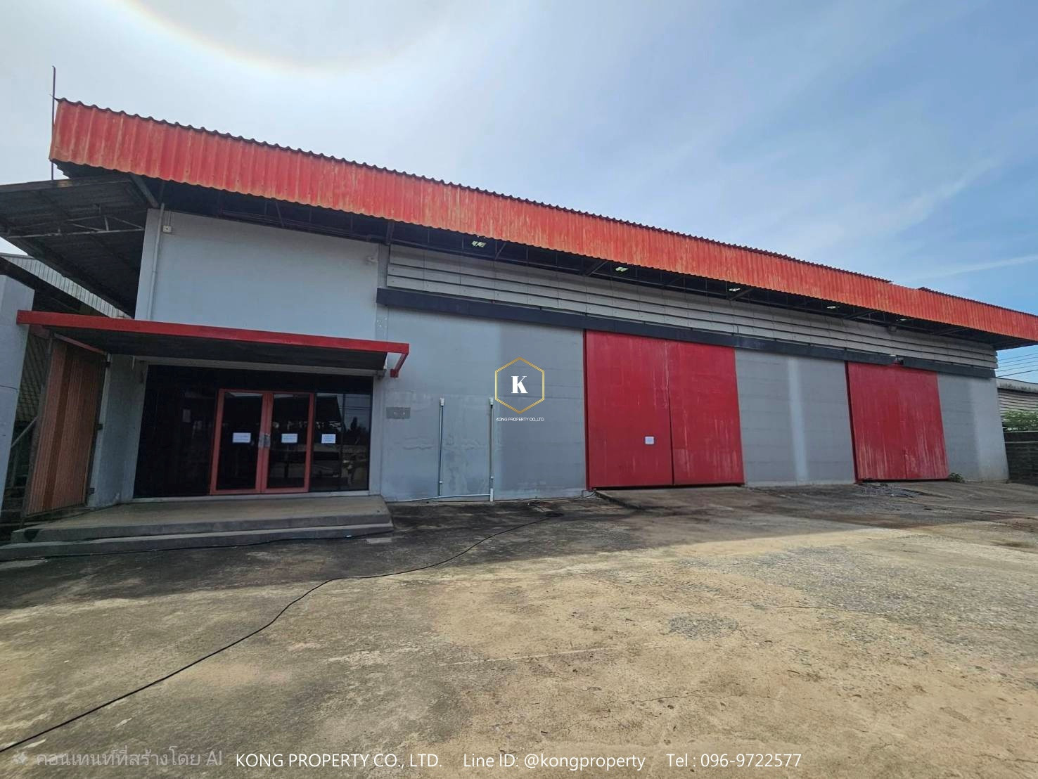Warehouse for rent, prime location, next to Phahon Yothin Road, Khlong Luang, Bangkok, area 2 rai. – รูปที่ 2
