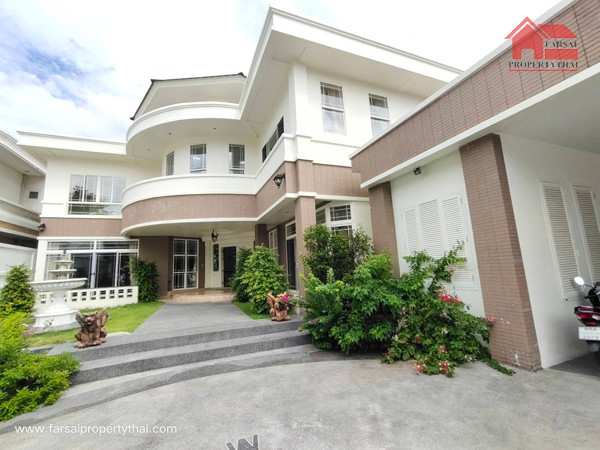ให้เช่าบ้านคฤหาสน์ 2 ชั้นเนื้อที่ 240ตร.ว พื้นที่ใช้สอย 750ตร.ม 6ห้องนอน 6ห้องน้ำ เฟอร์ครบ ถนนลาดพร้าว เขตจตุจักร ราคาเช่า 200,000 บ/ด  ( 泰国房地产公司可以说中文请打电话。081-732-9189  Line : fs258  微信密码 F0817329189 ) – รูปที่ 2