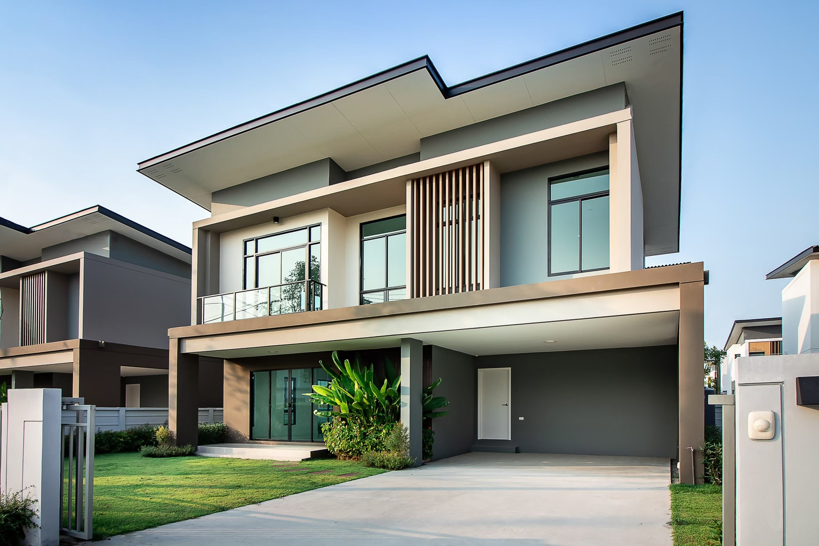 Single house for sale ECO HAUS Salaya (ASPEN type) large size 194 sq m, 55.3 sq m, free transfer + complete set of free gifts.