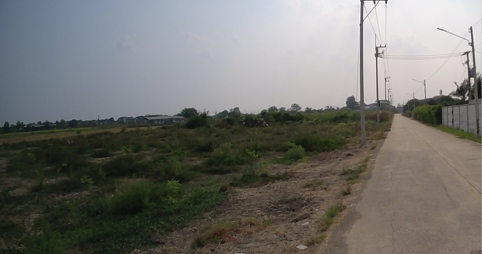 🔥Urgent sale! Pink land plan, 5 rai, Khlong Luang, Khlong 7, wide frontage, next to a concrete road. Suitable for a warehouse/factory/village🔥] Pathum Thani