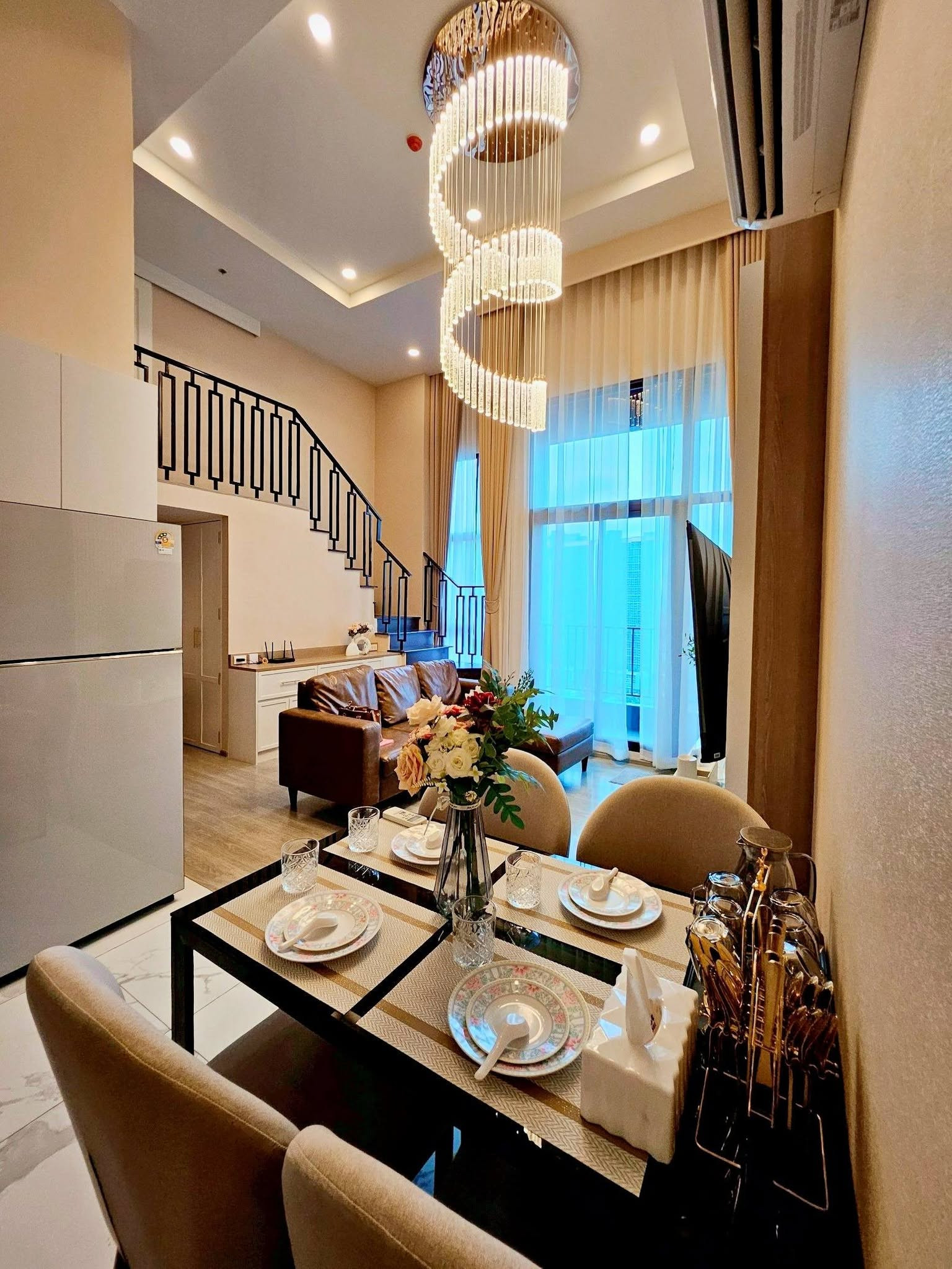 🔥ราคาพิเศษ!!🔥 [Sell/Rent] Ken Attitude รัตนาธิเบศร์ ห้องมุม Duplex สวยสภาพนางฟ้า วิวแม่น้ำเจ้าพระยา