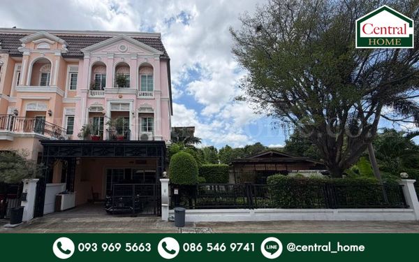 3-story townhome, Urban Sathorn, back side, next to Ratchaphruek Road.