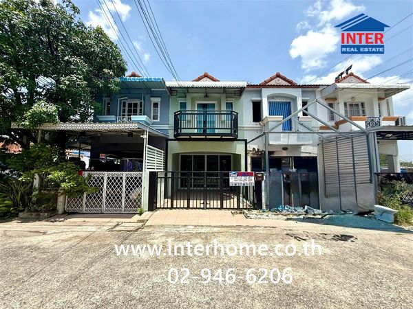 ทาวน์เฮ้าส์ 2 ชั้น 16 ตร.ว. หมู่บ้านเค.ซี. รามอินทรา 8 K.C. Ramintra 8 ใกล้โรงเรียนนวมินทราชินูทิศ เบญจมราชาลัย ถนนไทยรามัญ เขตคลองสามวา กรุงเทพมหานคร