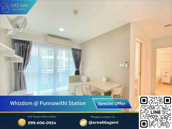 🔥 Urgent sale❗️ Condo Whizdom @ Punnawithi Station, potential location near BTS Punnawithi.