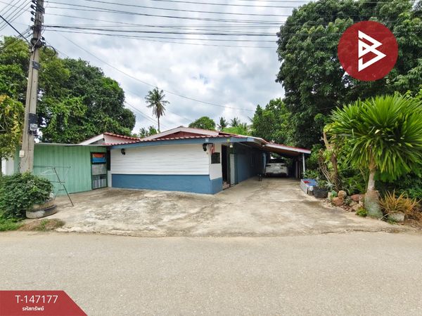 Single-storey detached house for sale, area 222.8 sq m, Kung Phayom Subdistrict, Ban Pong District, Ratchaburi Province, lots of space.