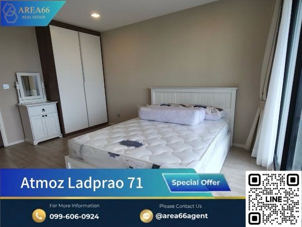 🔥ห้องพร้อมขาย‼️เฟอร์ครบครัน ราคาดีมาก | Condo Atmoz Ladprao 71