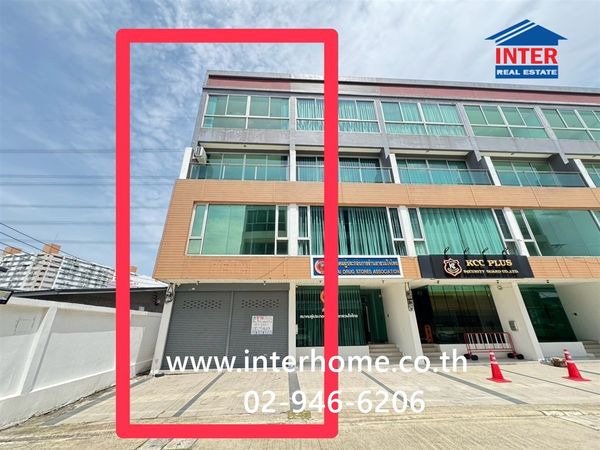 Home office, 4 floors, 38.6 sq m, Prime Biz-Home Project, Liap Khlong Prapa-Chaengwattana Road. Ngamwongwan Road, Tiwanon Road, Pak Kret, Nonthaburi