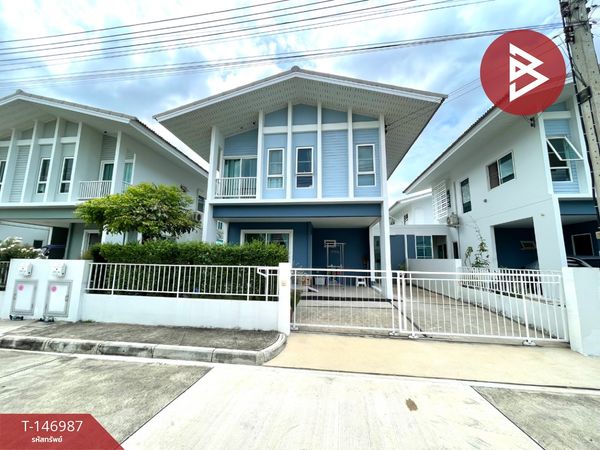 Semi-detached house for sale, Khanasiri Village Rama 2-Wongwaen Samut Sakhon