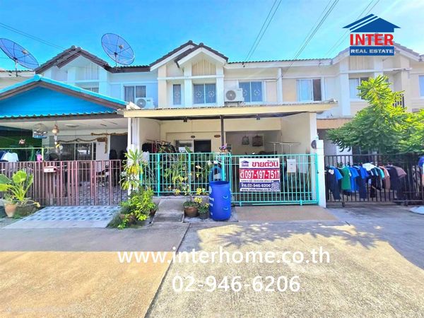 ทาวน์เฮ้าส์ 2 ชั้น 17.4 ตร.ว. หมู่บ้านพฤกษา 59/1 สุขุมวิท-บางปู ใกล้ BTS เคหะสมุทรปราการ ซอยเทศบางบางปู59 ถนนสุขุมวิท ถนนซอยเทศบาลบางปู59 เมืองสมุทรปราการ สมุทรปราการ