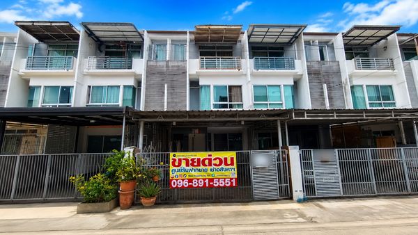 #3-story townhome for sale, New Home Project 1, Soi Phutthabucha 36, ​​area: 20.9 sq m. ME-260